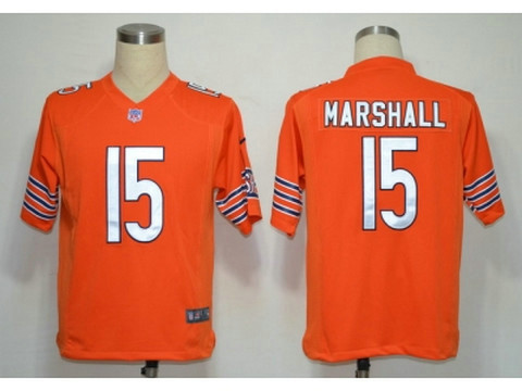 NFL North Chicago Bears Brandon Marshall 15 Orange Nike Game Nike Nfl jersey